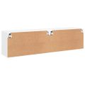vidaXL TV skrinky nástenné 2 ks biele 80x30x41 cm