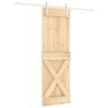 vidaXL Posuvné dvere Prírodná a biela 70 x 210 cm