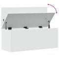 vidaXL Úložný box biely 90x35x35 cm kompozitné drevo