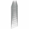 vidaXL Gabiónová stena, pozinkovaná oceľ 450x30x100 cm