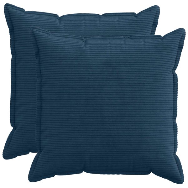 vidaXL Poťah na podložku 2 ks HOUTEN Námornícka modrá 65 x 65 cm