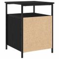 vidaXL Nočný stolík 2 ks Čierny dub 34 x 35,5 x 50 cm Kompozitné drevo