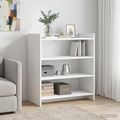 vidaXL Servírovacia skriňa Biela 75 x 36 x 80 cm Kompozitné drevo
