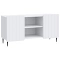 vidaXL TV skrinka Biela 102 x 34,5 x 52 cm Kompozitné drevo