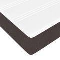 vidaXL Rám postele s matracmi Tmavohnedá 120 x 190 cm látka