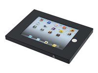 Skriňa - Anti-Theft - pre tablet - uzamykateľný - oceľ - čierna - montážne rozhranie: 100 x 100 mm