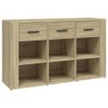 vidaXL Komoda dub sonoma 100x30x59,5 cm spracované drevo