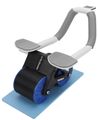 Posilňovací prístroj brušných svalov AB Roller Wheel Rebel RBA-3068, LCD, AB-3, čierno-modrý Posilňovací prístroj brušných svalov AB Roller Wheel Rebel RBA-3068, LCD, AB-3, čierno-modrý