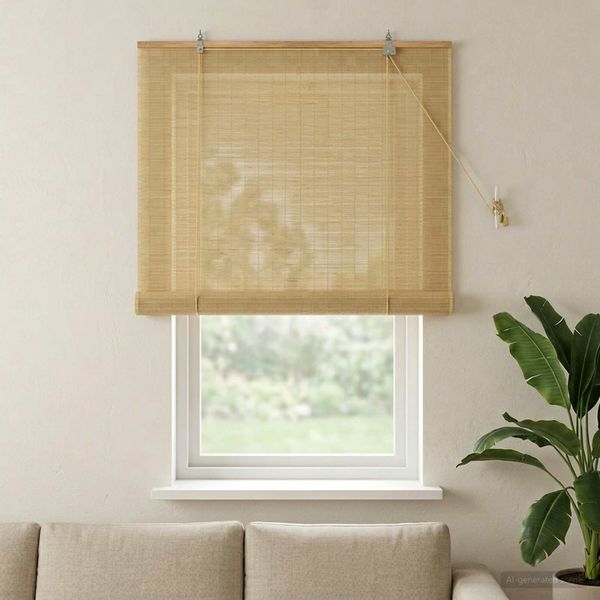 vidaXL Roleta Prírodná 80 x 160 cm Bambus