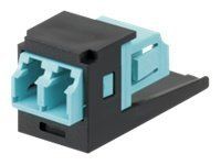 Mini-Com Aqua LC Duplex Black Module