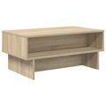 vidaXL Konferenčný stolík Sonoma dub 80 x 46 x 35 cm Kompozitné drevo