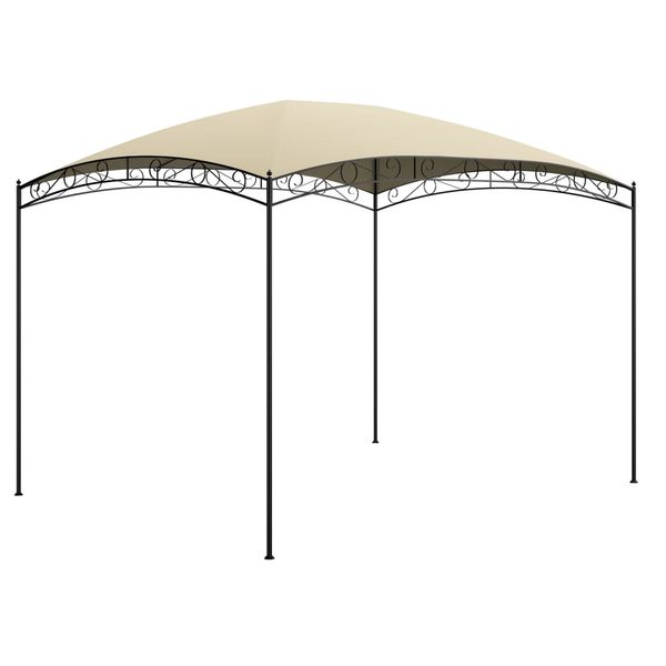vidaXL Altánok 3x4x2,65 m krémový 180 g/m²