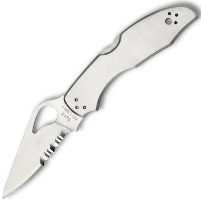 Byrd BY04PS2 Meadowlark 2 Combo Stainless vreckový nôž 7,5 cm, Satin, celooceľový