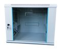 XtendLan 12U/600x450, na zeď, jednodílný, rozložený, skleněné dveře, šedý Rozvadec, 19", na stenu, jednodílný, rozložený, výška 12U, 600 x 450, lepené sklenené dvere, kourové sklo, nosnost 60kg, slonovin