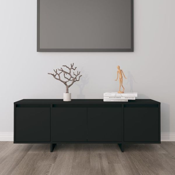 vidaXL TV skrinka, čierna 120x30x40,5 cm, kompozitné drevo