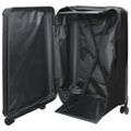 vidaXL Kufor so zámkom Čierna 50 x 30 x 76 cm ABS plast