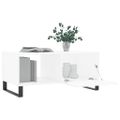 vidaXL Konferenčný stolík biely 90x50x40 cm kompozitné drevo