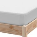 vidaXL Chránič matraca biela 140x190 cm vodeodolné
