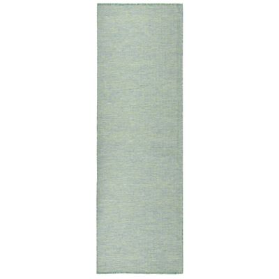 vidaXL Vonkajší koberec s plochým tkaním 80x250 cm tyrkysový