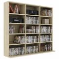 vidaXL Skrinka na CD, dub sonoma 100x23x89,5 cm, kompozitné drevo