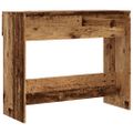 vidaXL Konzolový stolík Old Wood 90x36x75 cm Engineered Wood