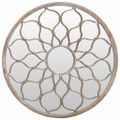 vidaXL Zrkadlo pieskové 60x3 cm železo okrúhle interiérové