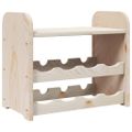 vidaXL Stojan na víno s hornou doskou 43x25x37 cm borovicový masív