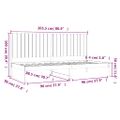 vidaXL Denná posteľ s matracom 90x200 cm masívna borovica