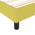 vidaXL Posteľný rám boxspring s matracom zelený 90x190 cm látka