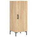 vidaXL Vysoká skrinka dub sonoma 34,5x34x180 cm spracované drevo