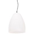 vidaXL Industriálna závesná lampa 25 W biela 32 cm okrúhla E27