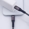 Maxlife MXUC-11 magnetický kábel USB-C - USB-C 1,0 m 100W čierny nylon