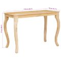 vidaXL Konferenčný stolík Hnedá 110 x 55 x 77 cm Masívne mango drevo
