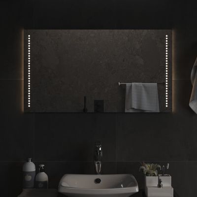 vidaXL LED kúpeľňové zrkadlo 50x90 cm