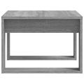 vidaXL Príručný stolík sivý dub sonoma 50x50x35 cm spracované drevo