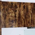 vidaXL Závesná skrinka Dymová dub 80 x 31 x 100 cm Kompozitné drevo