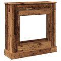 vidaXL Obloženie krbu staré drevo 90x30x90 cm kompozitné drevo