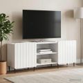 vidaXL TV skrinka Biela s vysokým leskom 150 x 31 x 52 cm