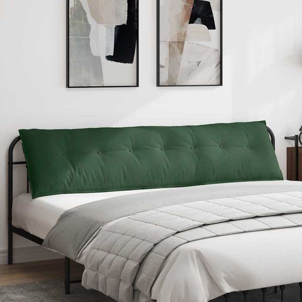 vidaXL Poduška na chrbát Jungle Green 200 x 50 cm Kordúrová tkanina
