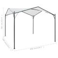 vidaXL Altánok 3x3x2,6 m, biely 180 g/m²