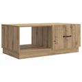 vidaXL Konferenčný stolík Dub artisan 90 x 50 x 37 cm Kompozitné drevo