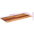 vidaXL Stolová doska 140x60x(2,5-2,7) cm, akáciový masív