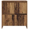 vidaXL Servírovacia skriňa Staré drevo 70 x 41 x 75 cm