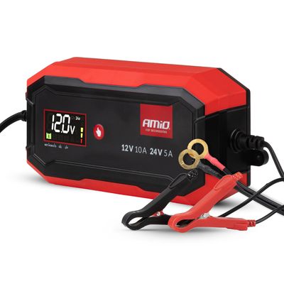 Nabíjačka digitálna AGM GEL STD LiFePo4 MAX 10A 12/24V PRO AMIO-04528