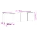 vidaXL TV skrinky nástenné 2 ks staré drevo 80x30x41 cm
