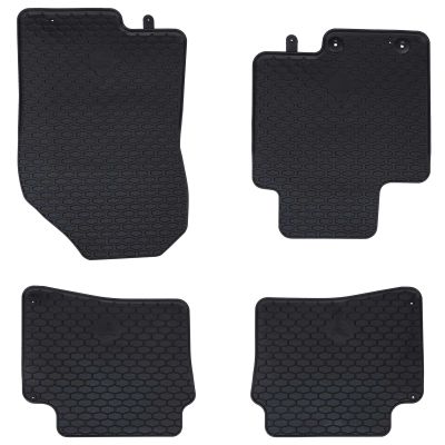 vidaXL Autokoberec 4 pcs Čierna vhodné pre Hyundai i20 2020- Guma