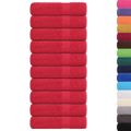 vidaXL Sprchové osušky FROGN 10 ks červené 70x140 cm 360 g/m²