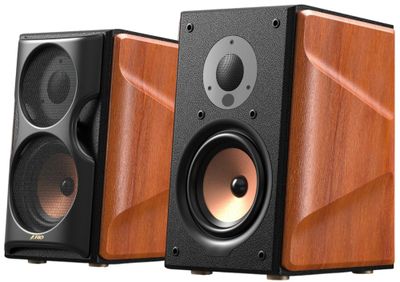 FENDA F&D repro R80BT/ 2.0/ 160W/ dřevěné/ černodřevěná barva/ BT5.4/ USB/AUX/optický/koaxiální vstup/ dálkové ovládání 2.0 reproduktory, 160 W RMS, Bluetooth 5.4, optický vstup, koaxiální vstup, USB, AUX, 6,5" woofer, 1" tweeter