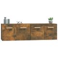 vidaXL Nástenné skrinky 2 ks dymový dub 60x36,5x35 cm spracované drevo