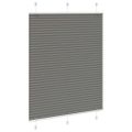 vidaXL plisovaná roleta antracit 105x100 cm Šírka látky 104,4 cm